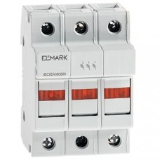 Ασφαλειοθήκες Κυλινδρικής Ασφάλειας 14X51 3P 63A 10RT1863